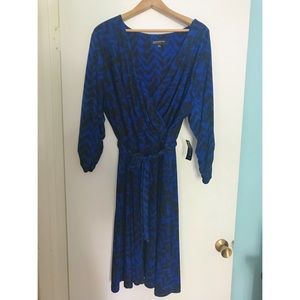 Jones New York wrap dress plus